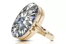 Anneau Artisanat vintage Zircon Or jaune 14 carats vrc113y